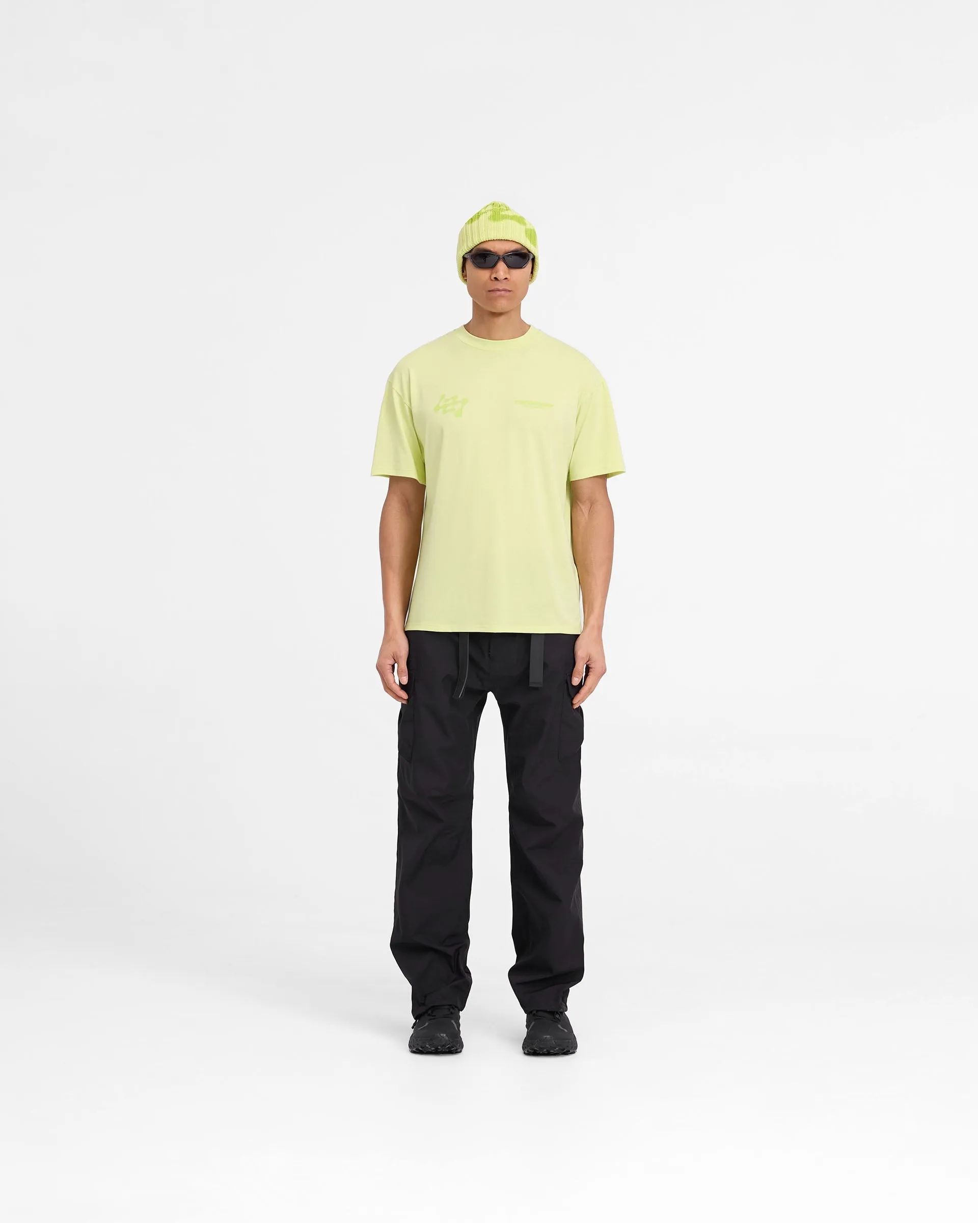 247 Future Terrains Oversized T-Shirt - Shadow Lime