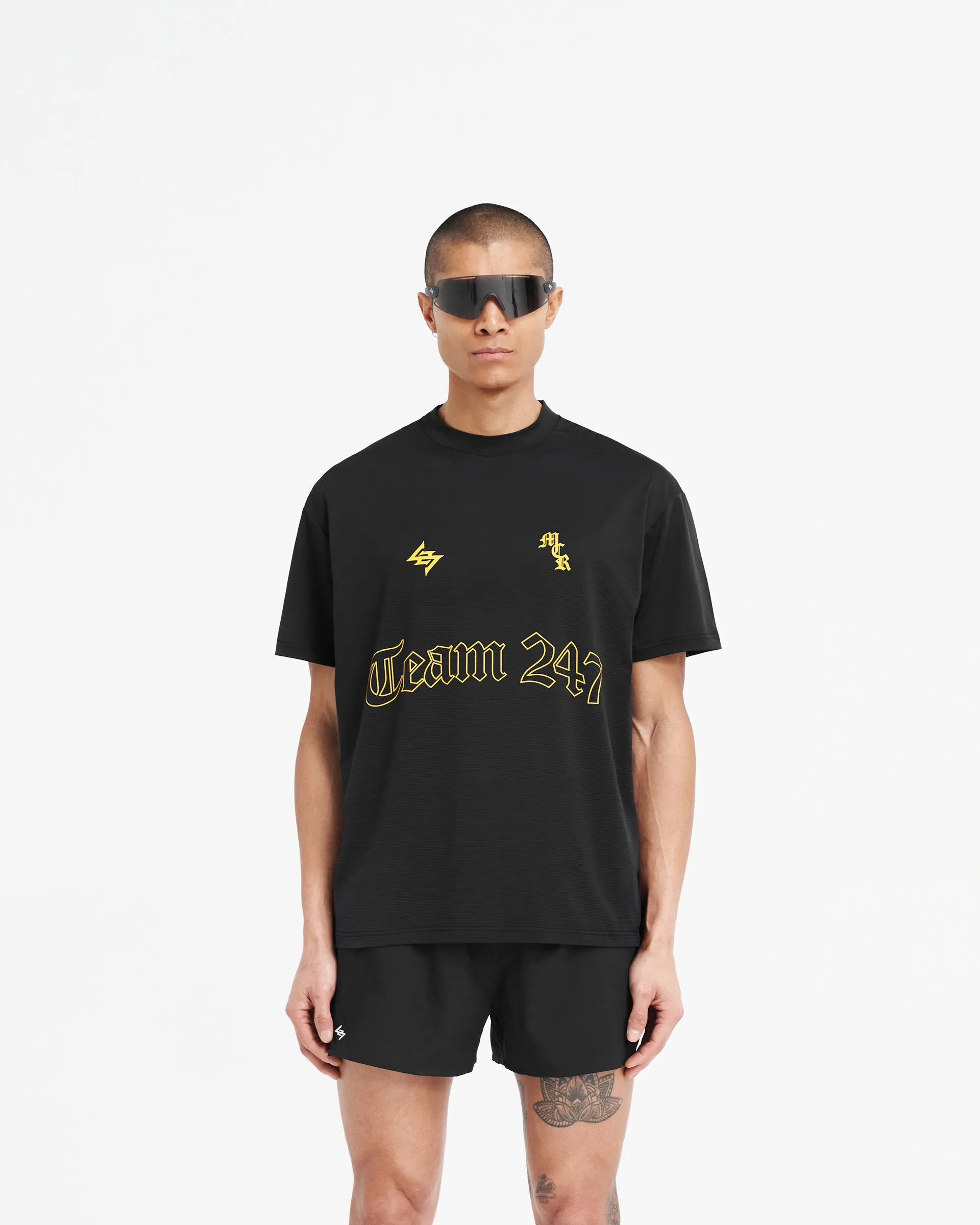 247 Manchester Marathon Oversized T-Shirt - Black