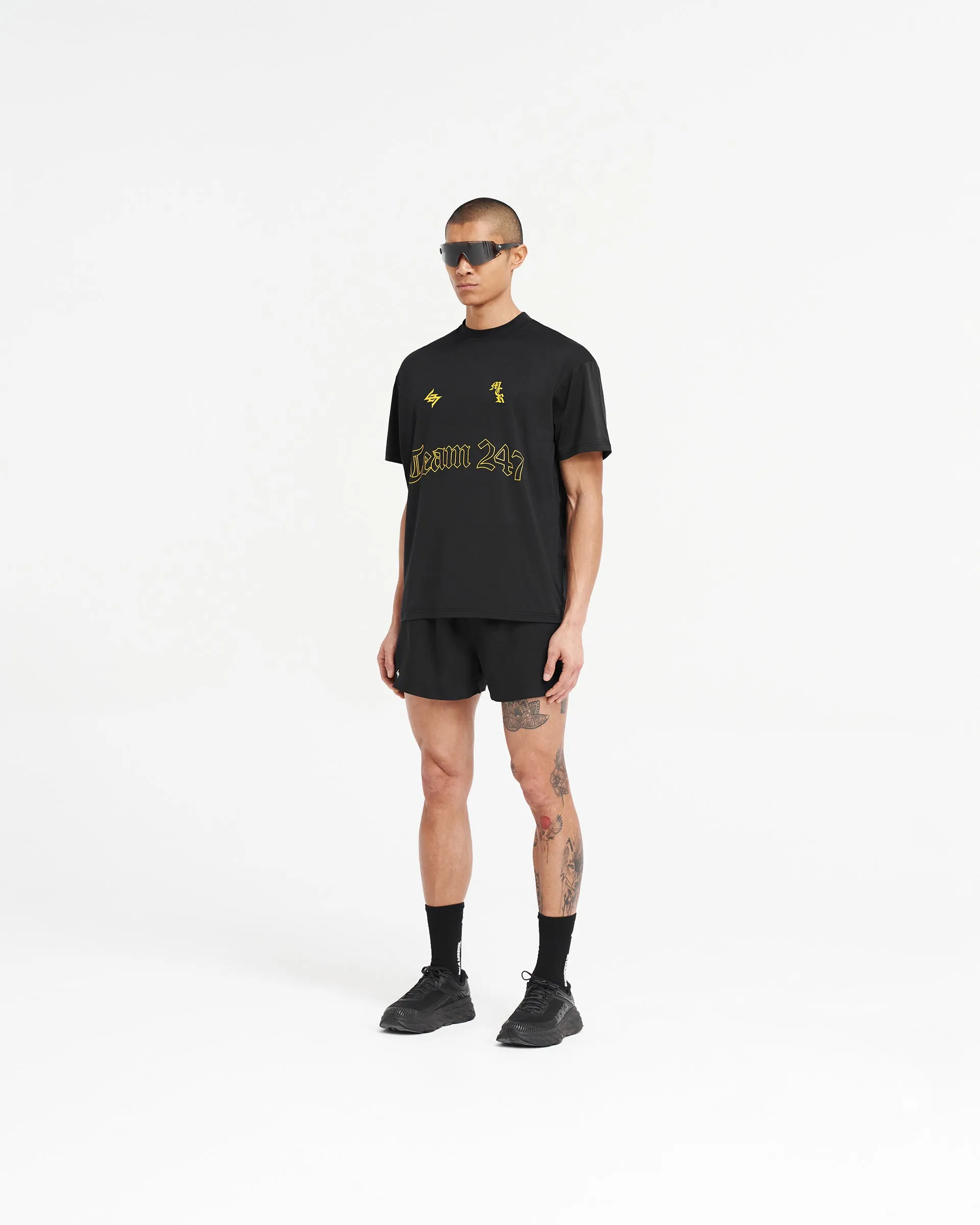 247 Manchester Marathon Oversized T-Shirt - Black