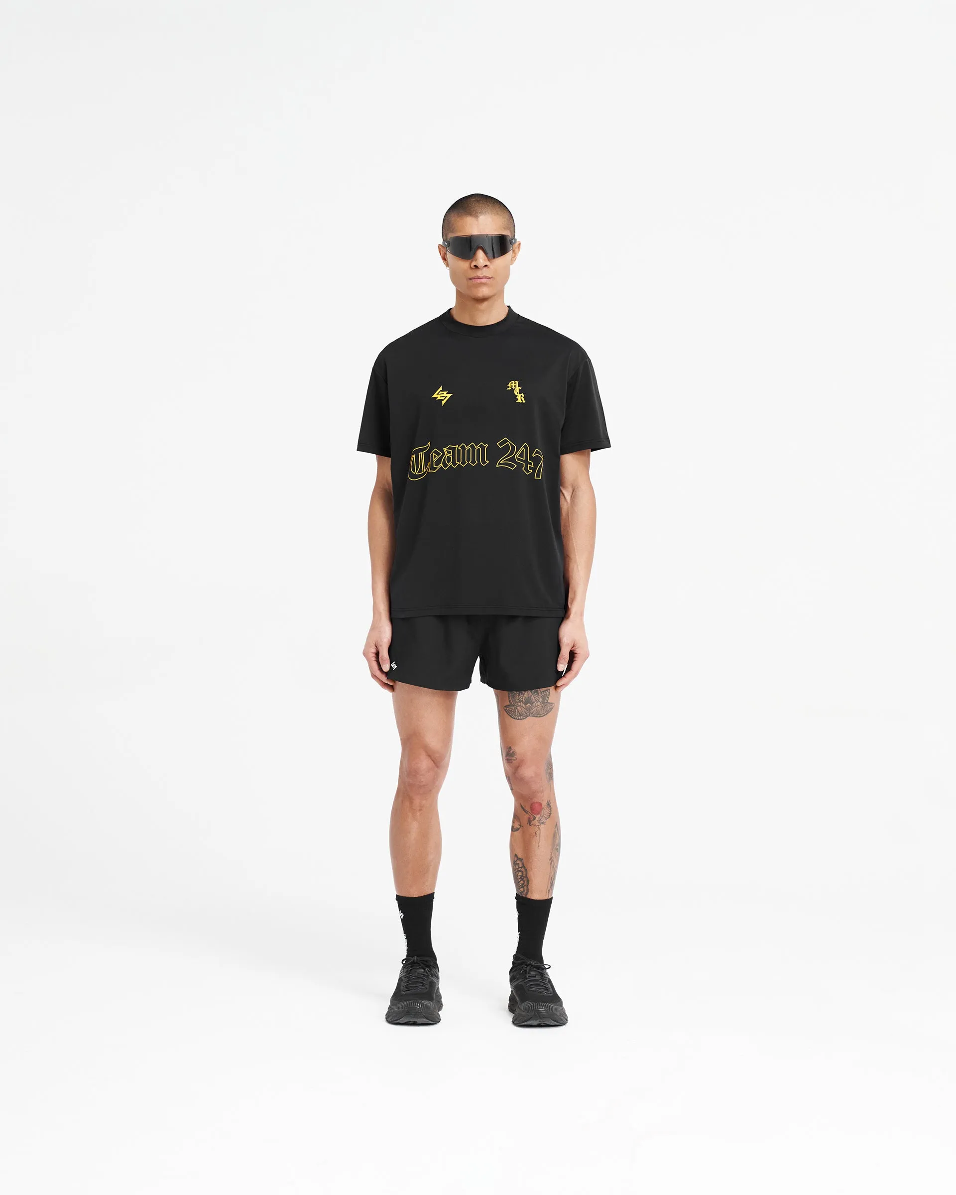 247 Manchester Marathon Oversized T-Shirt - Black