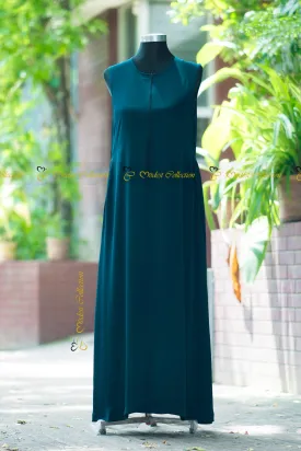 A-line sleeveless inner Teal