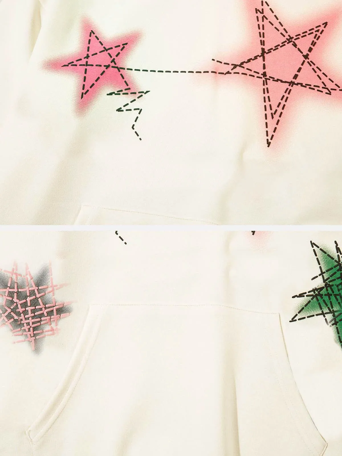 Aelfric Eden Graffiti Line Star Hoodie