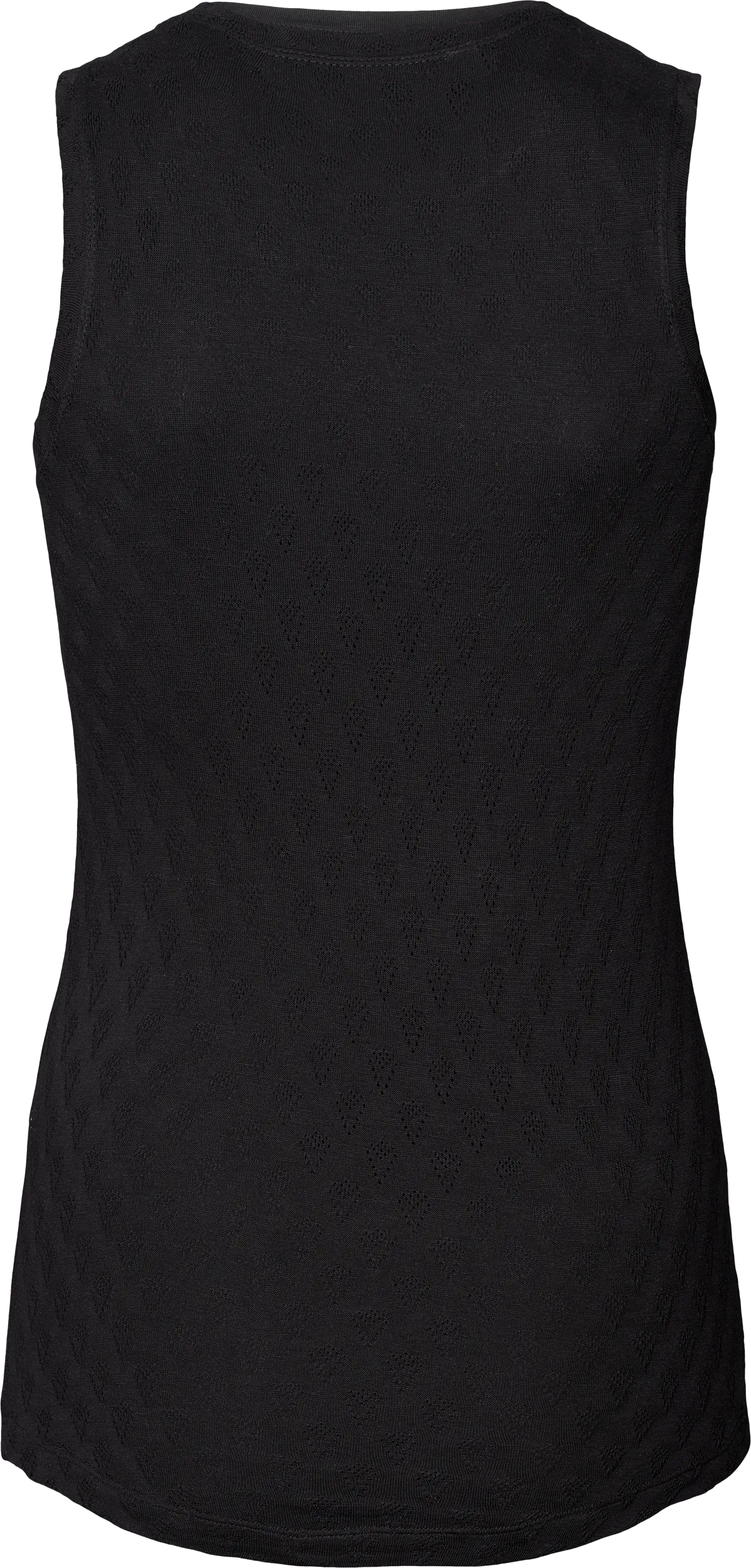 Alberte S´less Silk Top - Stretch Limo Black