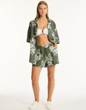 Aloha Beach Shirt - Khaki