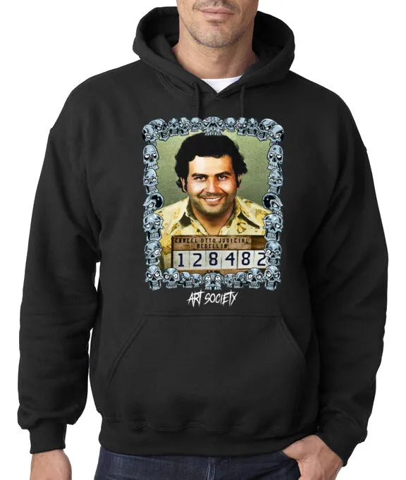 Art Society MUGSHOT ESCOBAR HOODIE BLACK