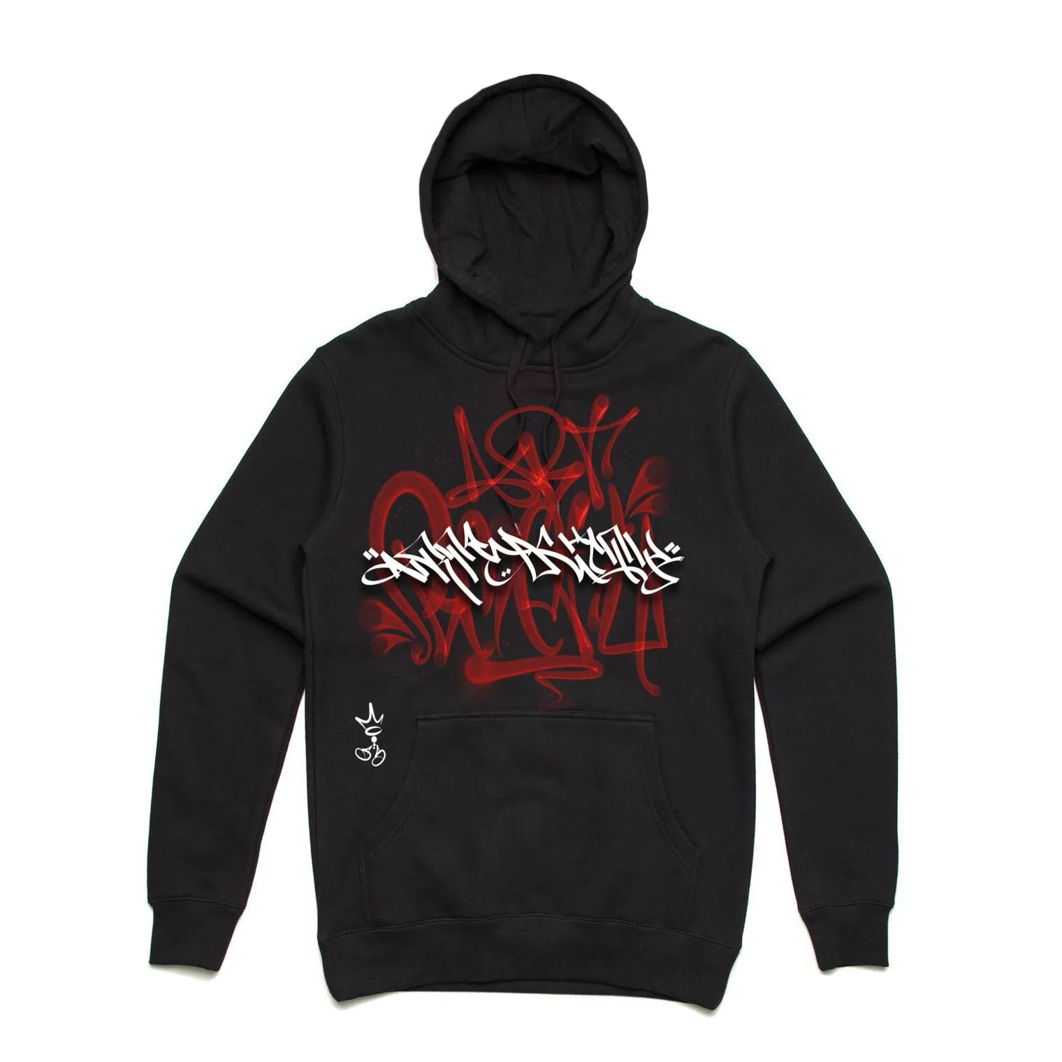 Art Society x Retro Kings x SLISKY HOODIE BLACK