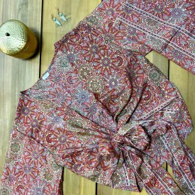 Aysun Gypsy Silk Tie Top