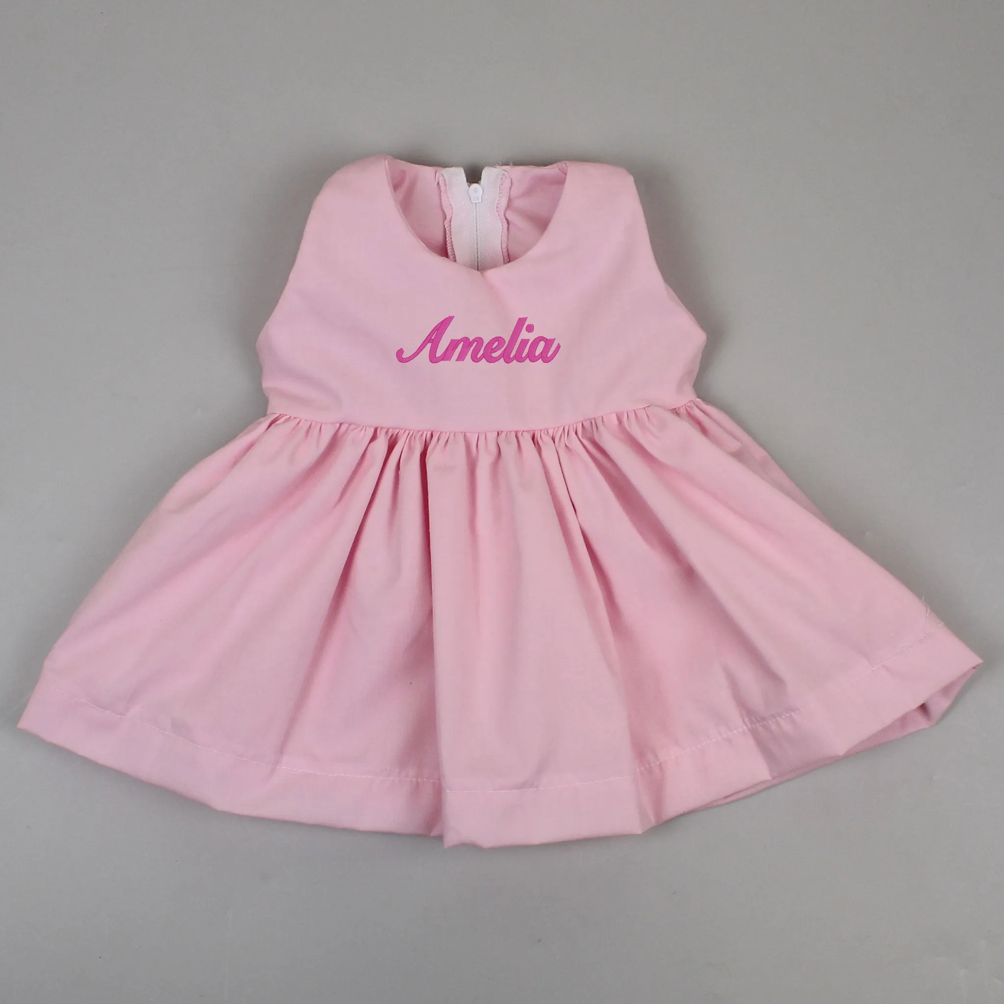 Baby Girls Personalised Summer Dress - Pink