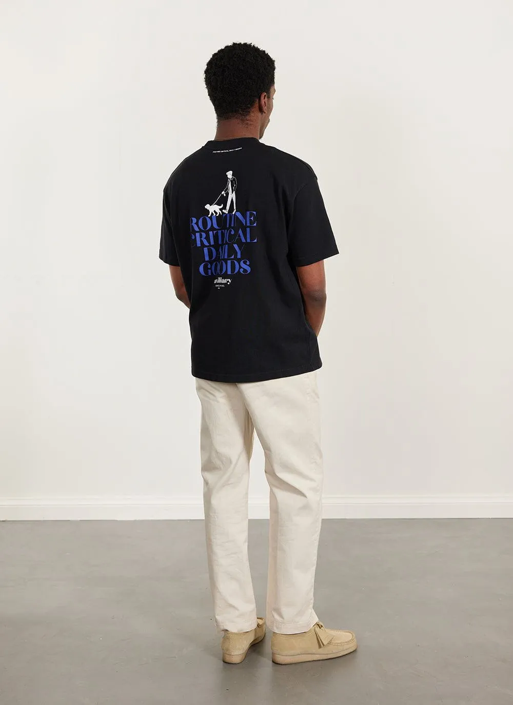 Bark and Stroll Oversized T Shirt | Organic Cotton | Black