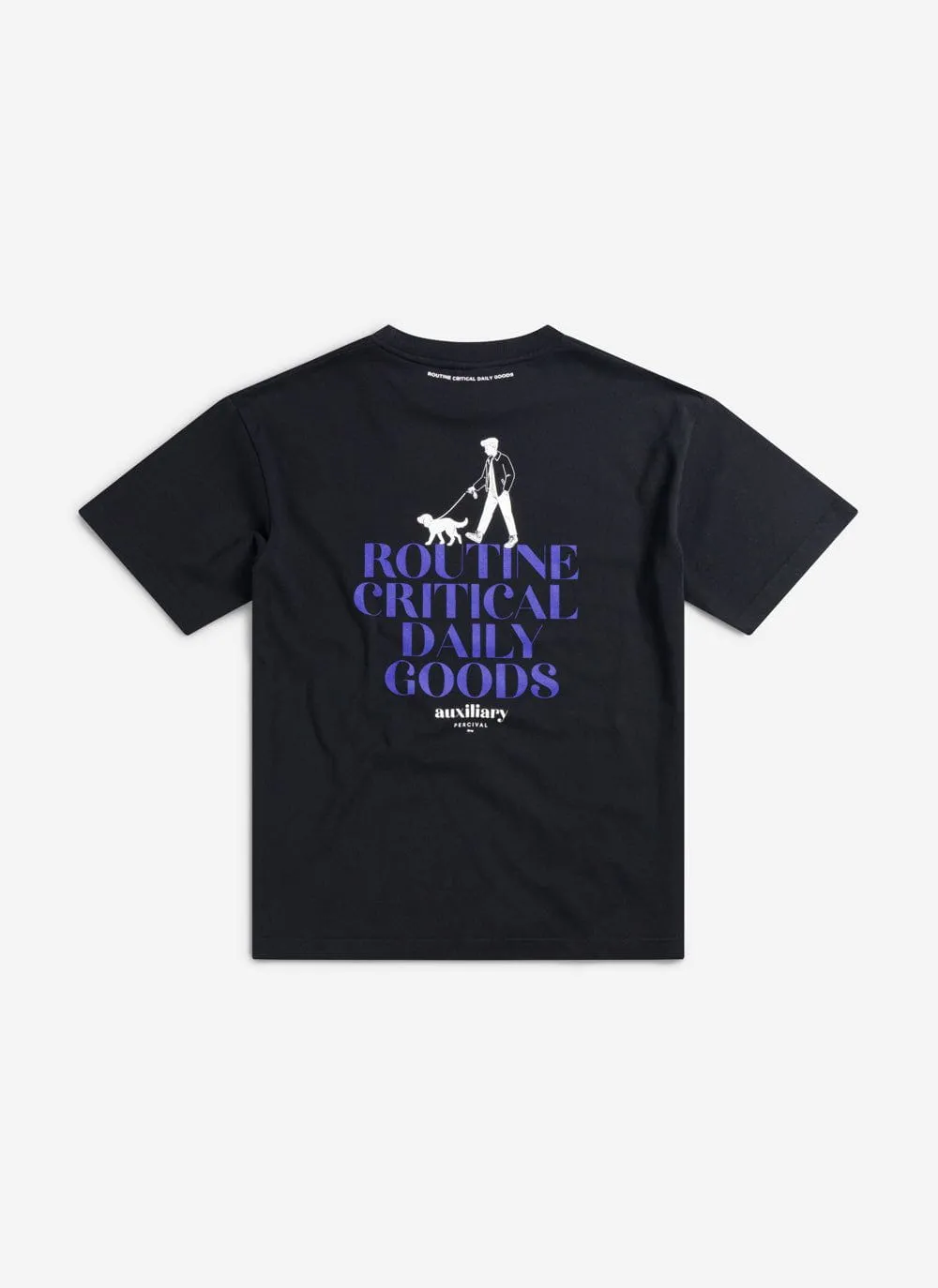 Bark and Stroll Oversized T Shirt | Organic Cotton | Black