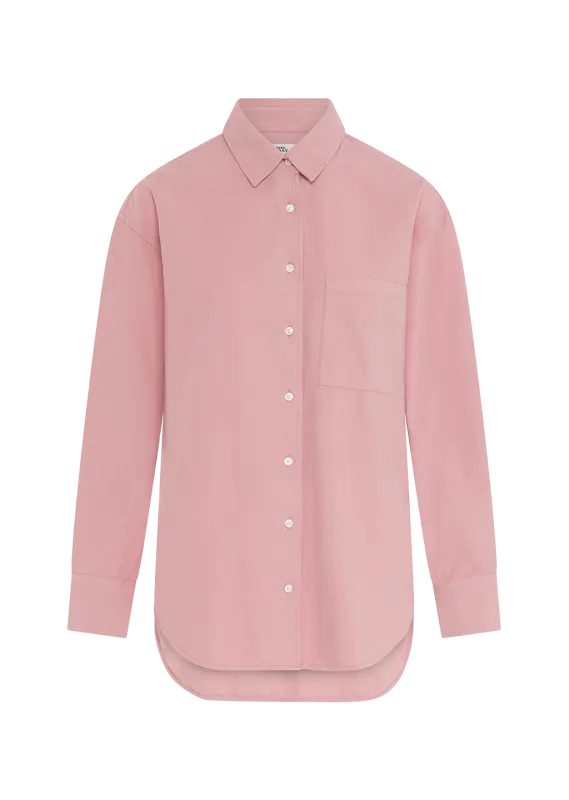 BETTY PINK CORDUROY BLOUSE