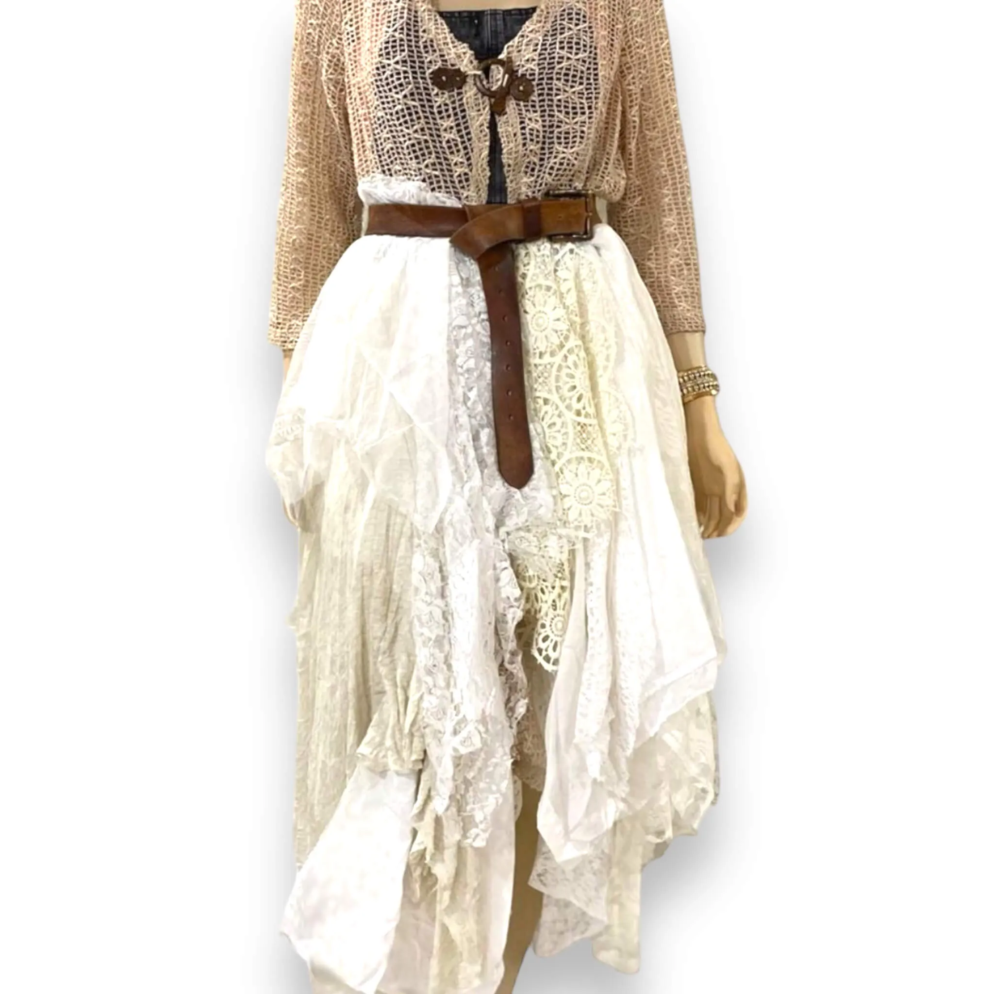 Boho-Hippie Patchwork Duster Jacket