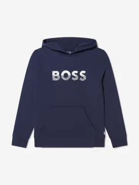 BOSS Boys Logo Print Hoodie