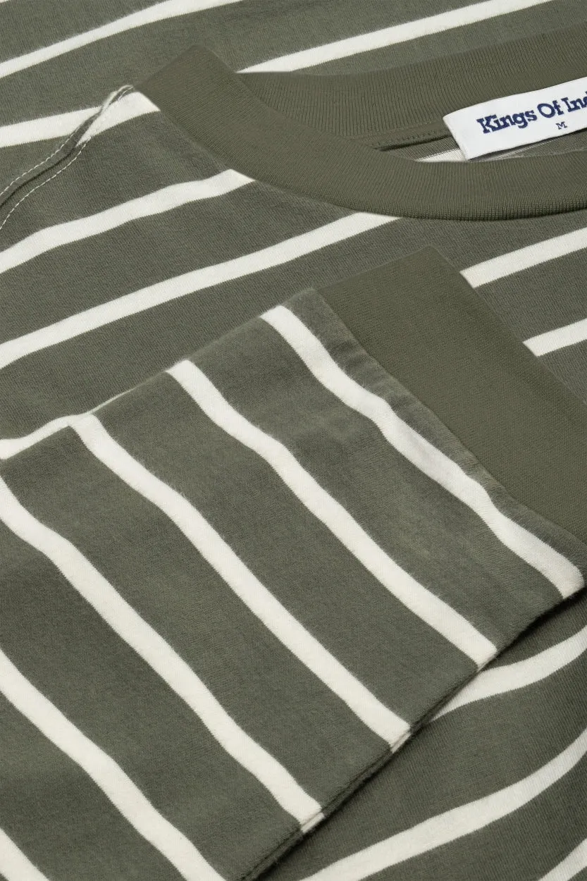 Conri L/S T-Shirt | Treetop Stripe