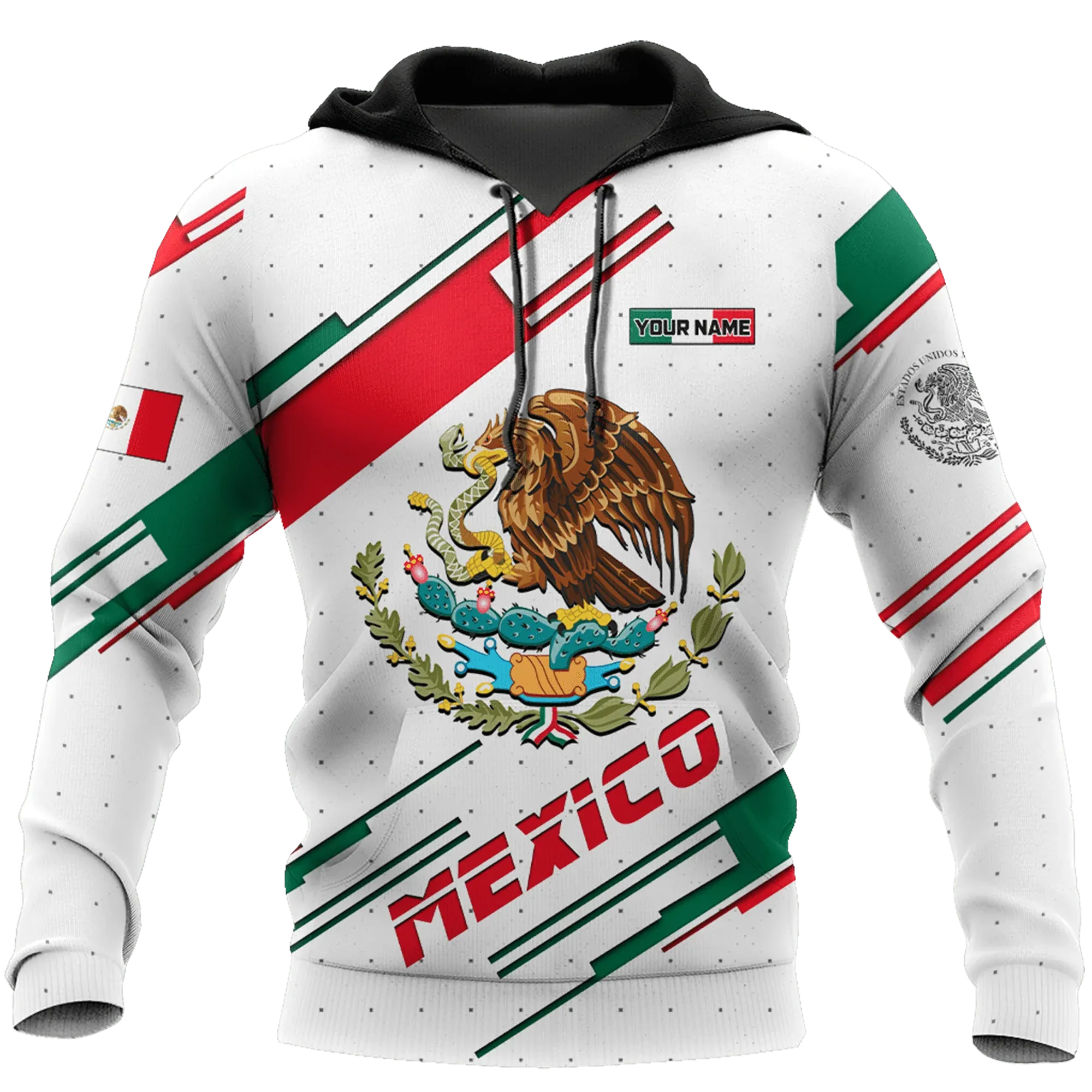 Customized Mexico Smoke New Hoodie, Winter Mexico Hoodie, Christmas Hoodie For Mexican