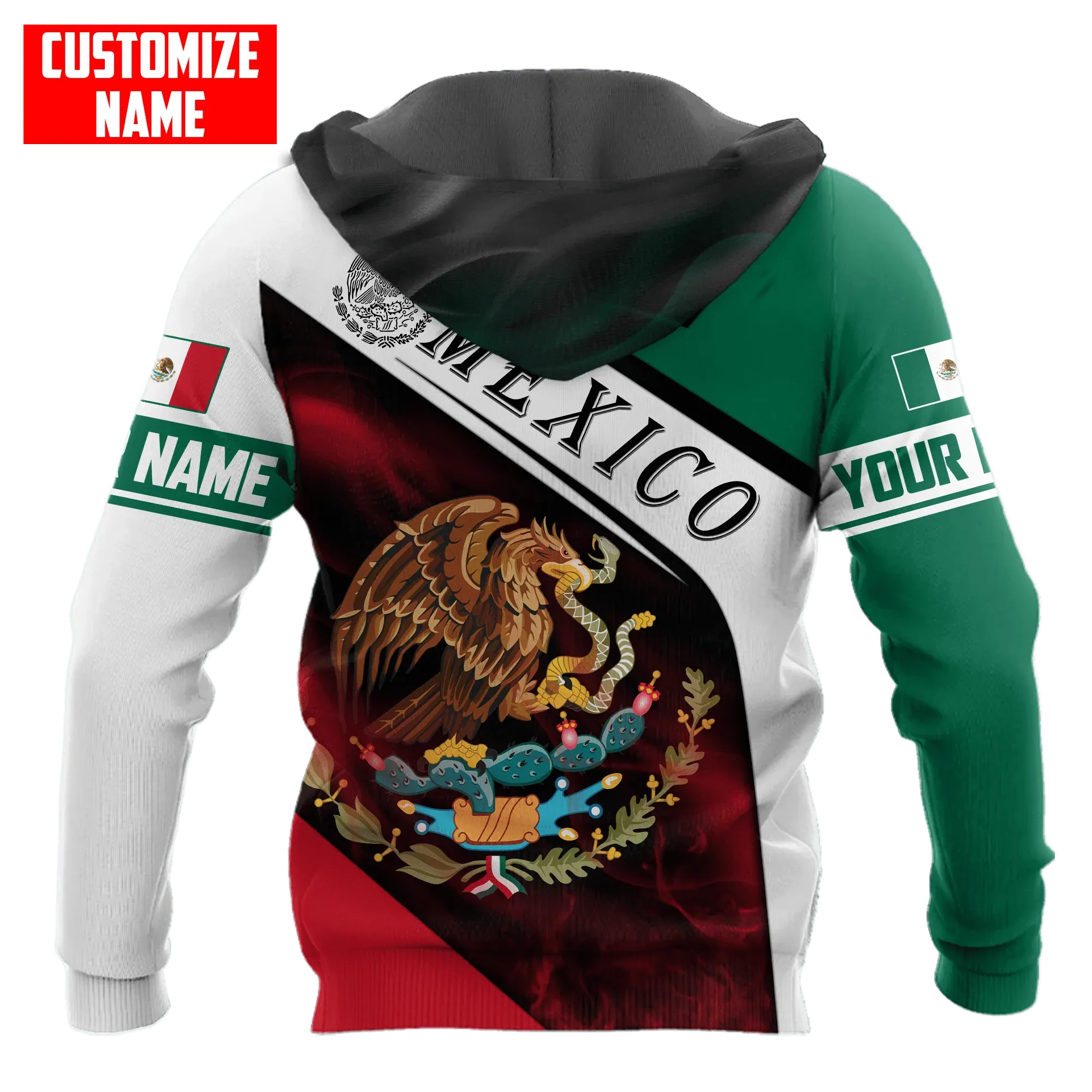 Customized Mexico Smoke New Hoodie, Winter Mexico Hoodie, Christmas Hoodie For Mexican