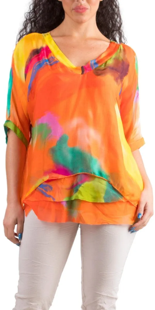 Diana Brushstroke Blouse