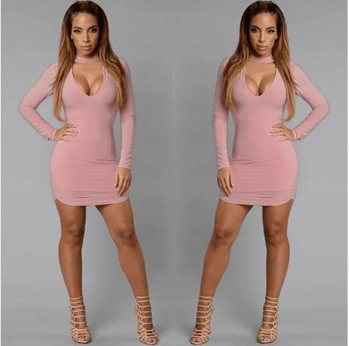 EBay fast selling, European, American, bursting, V collar, cocktail dresses and dress sexy dresses