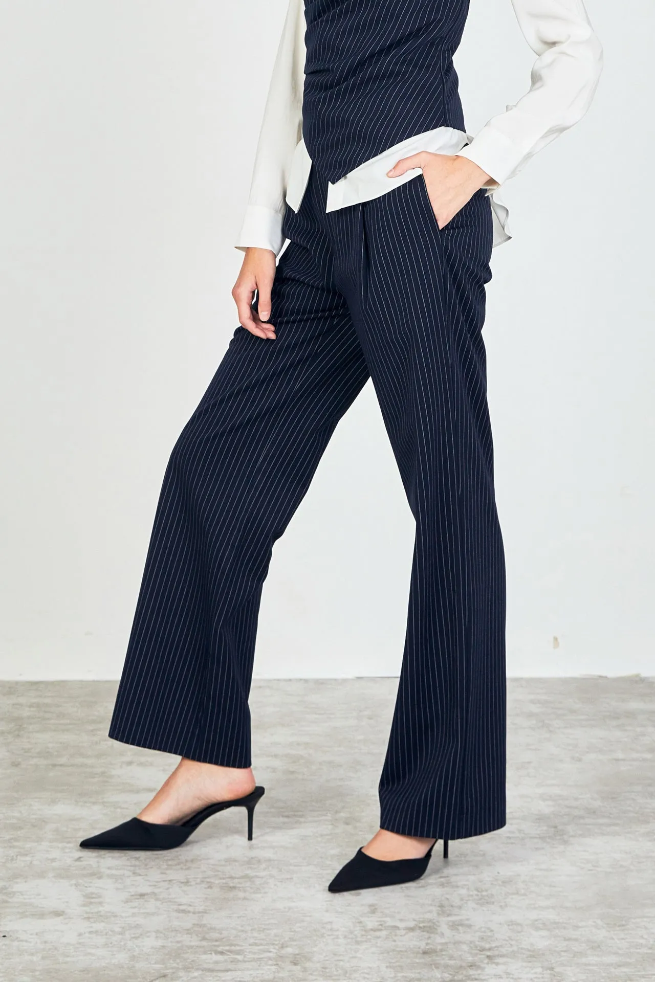 Endless Rose - High Waisted Wide Trousers