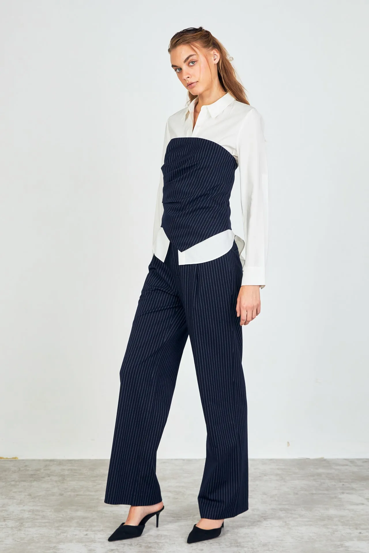 Endless Rose - High Waisted Wide Trousers