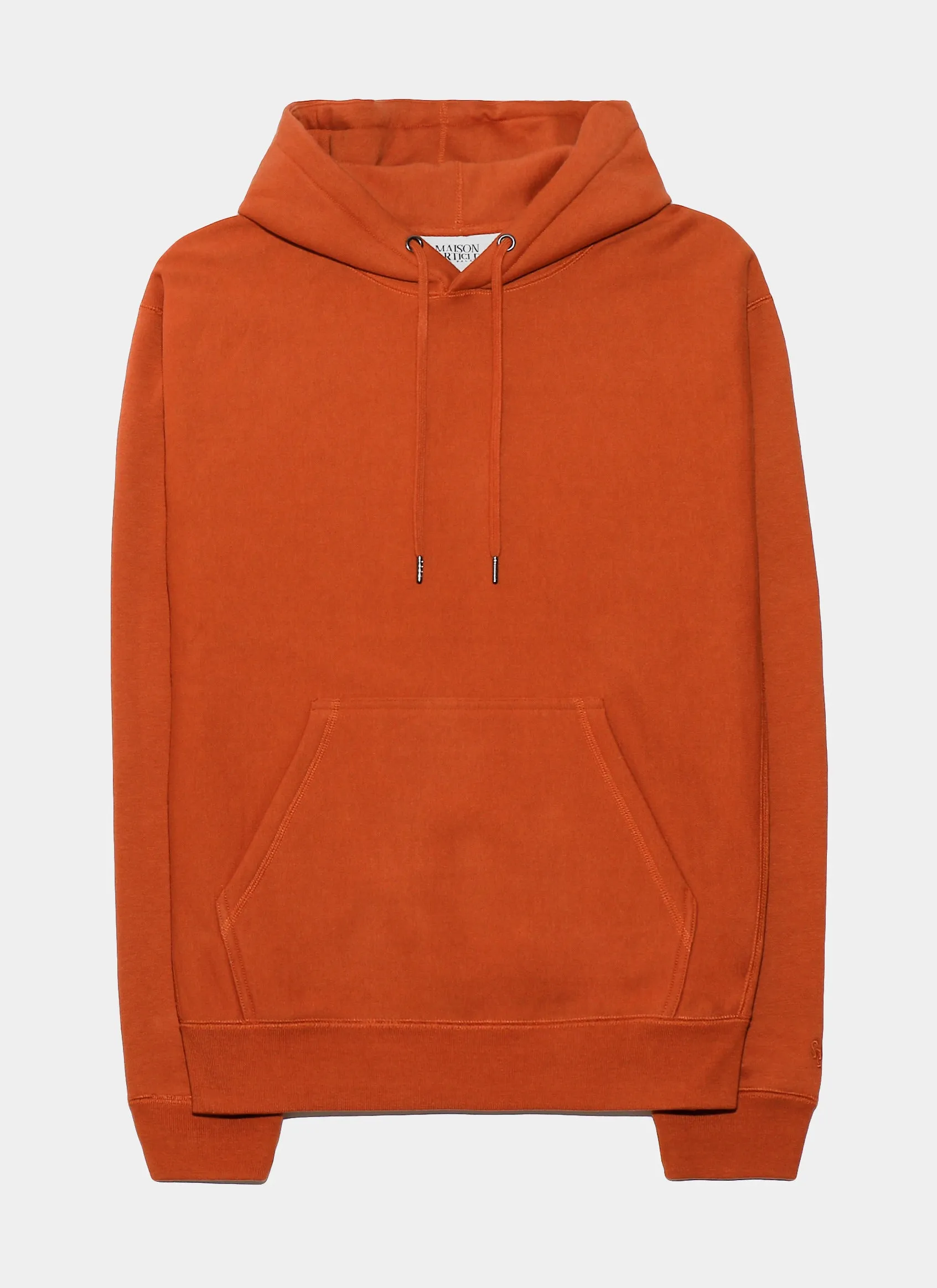 Fleece Hoodie Mens Hoodie (Brick Red)