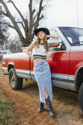 Founder's Fave Denim Skirt