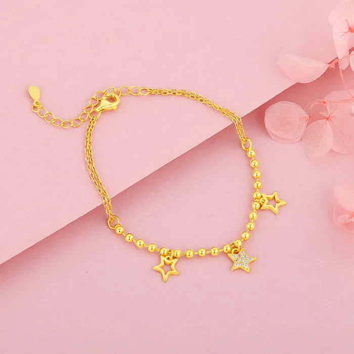 Golden Twinkle Star Bracelet