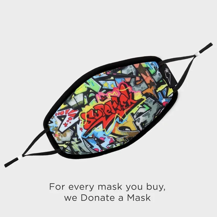 Graffiti Face Mask