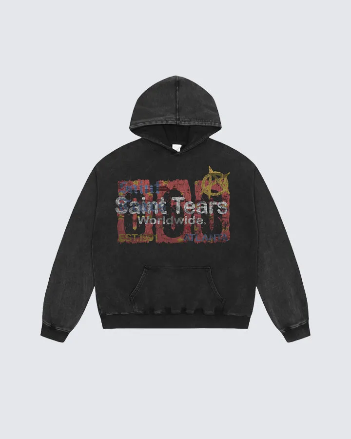 Graffiti-Style Hoodie