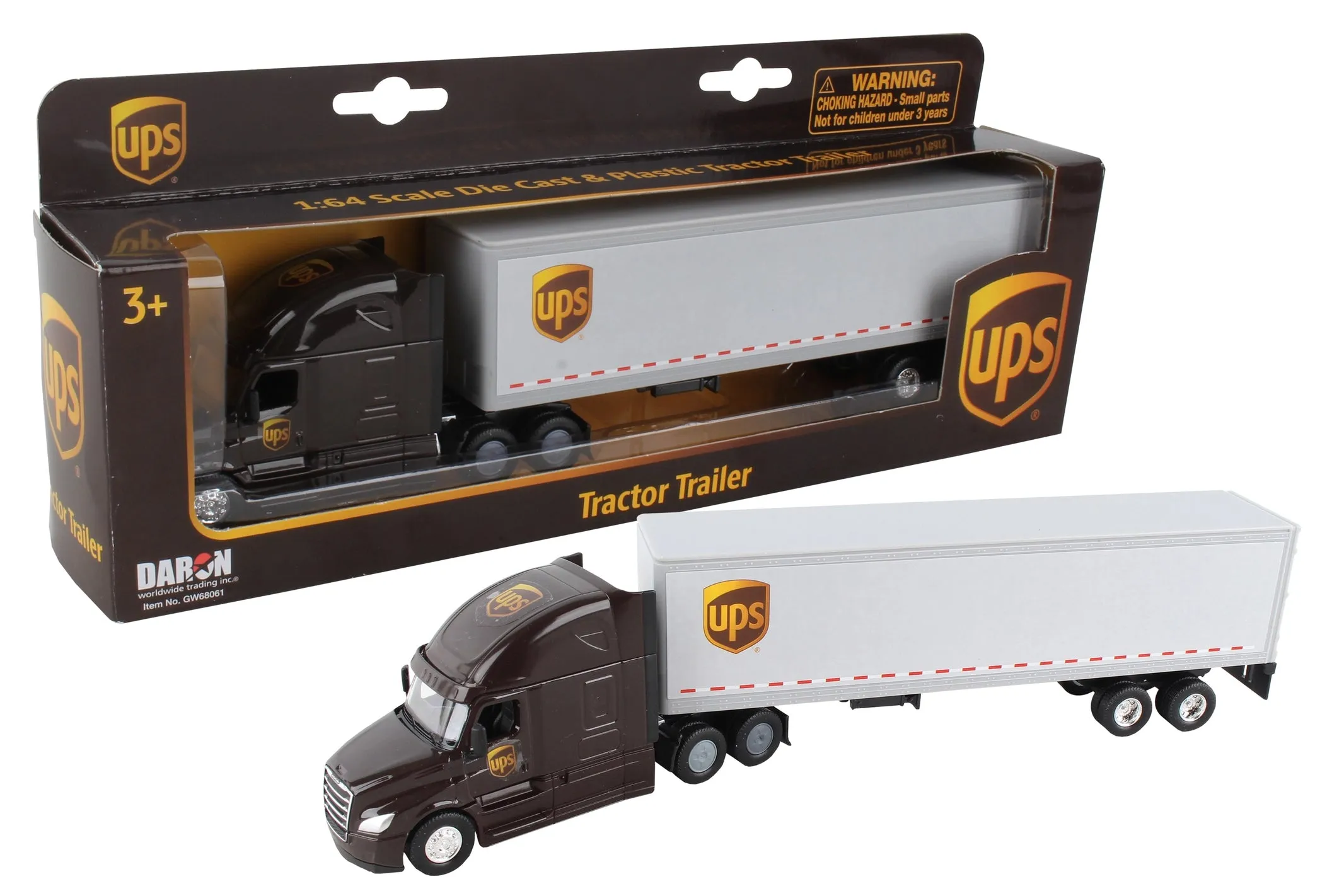 GW68061 Ups Tractor Trailer 1/64