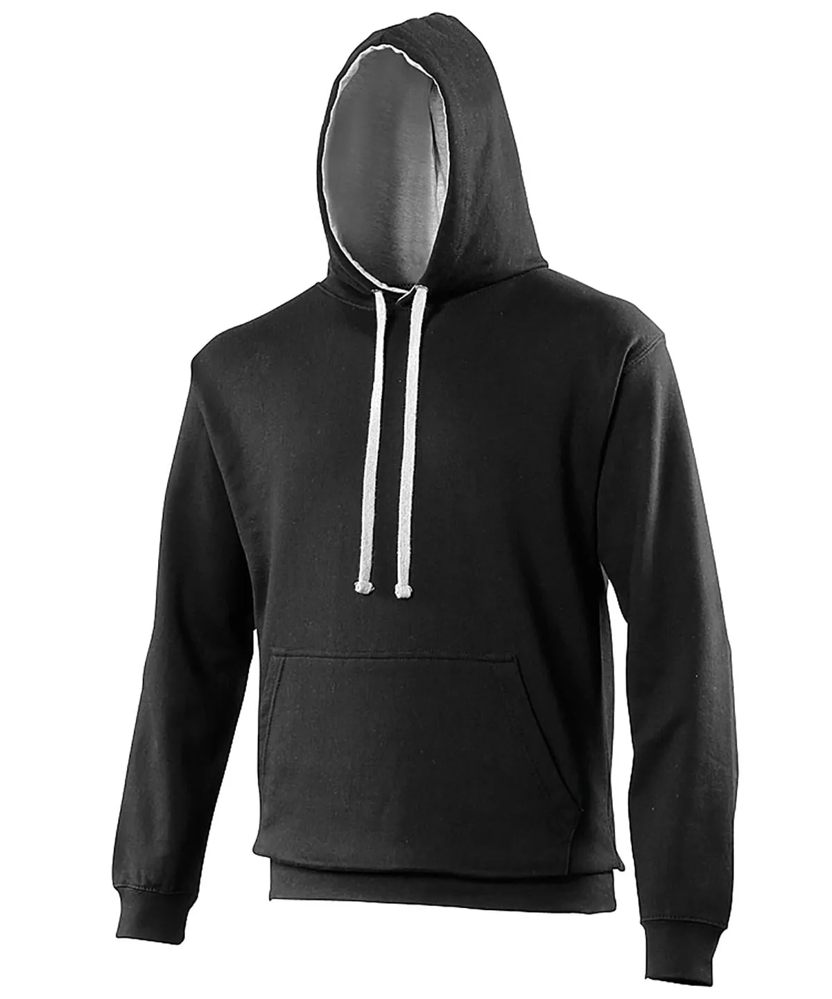 Jet Black/Heather Grey - Varsity hoodie (C)