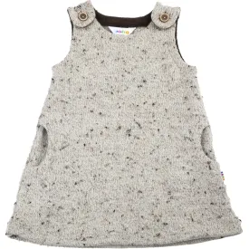 Joha Wool Beige Pinafore Dress