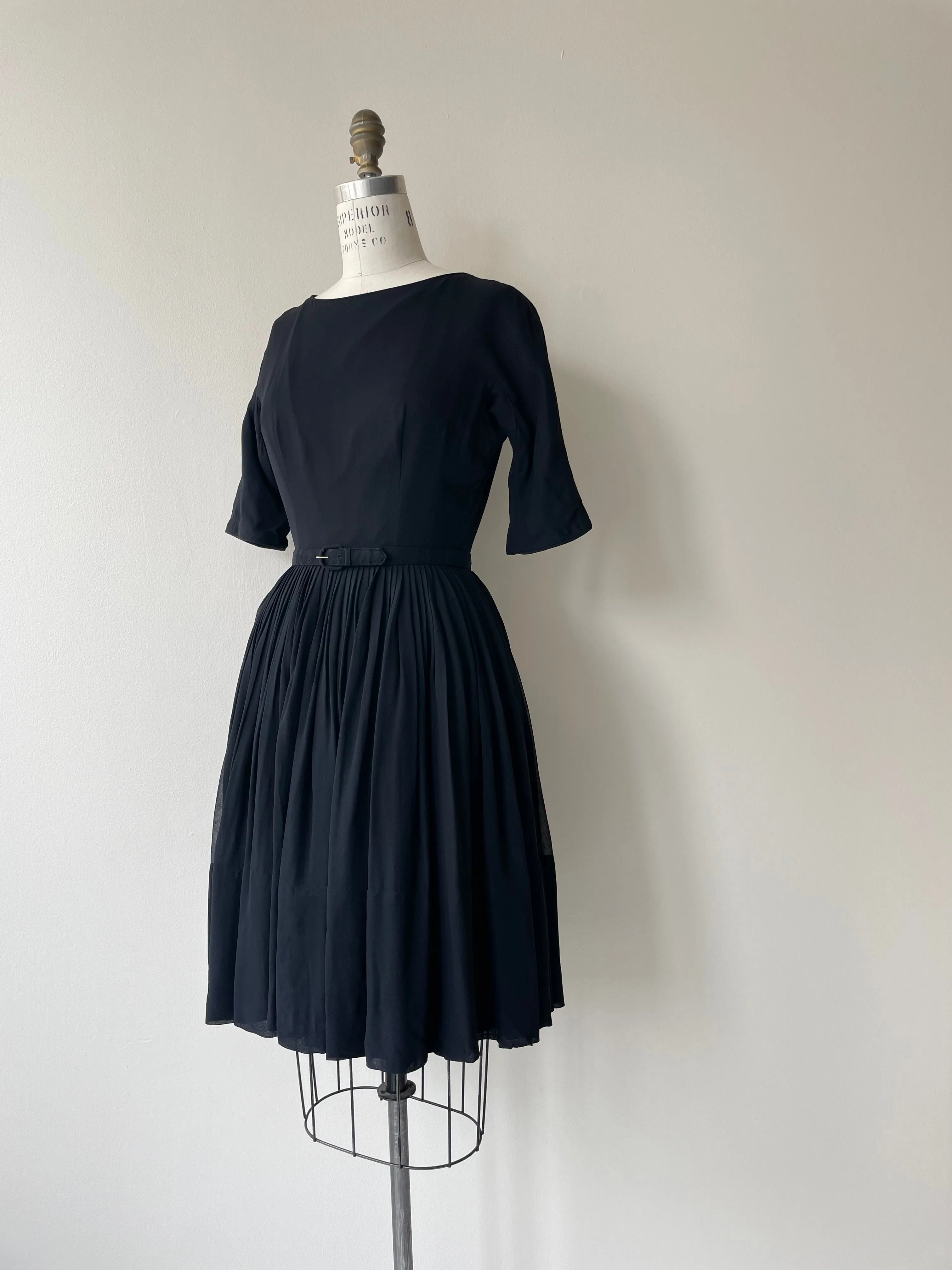 L'Aiglon Silk Chiffon Dress | 1950s