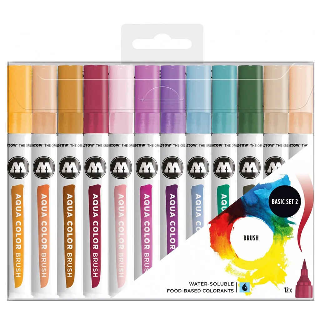 Molotow Aqua Color Brush Basic Set