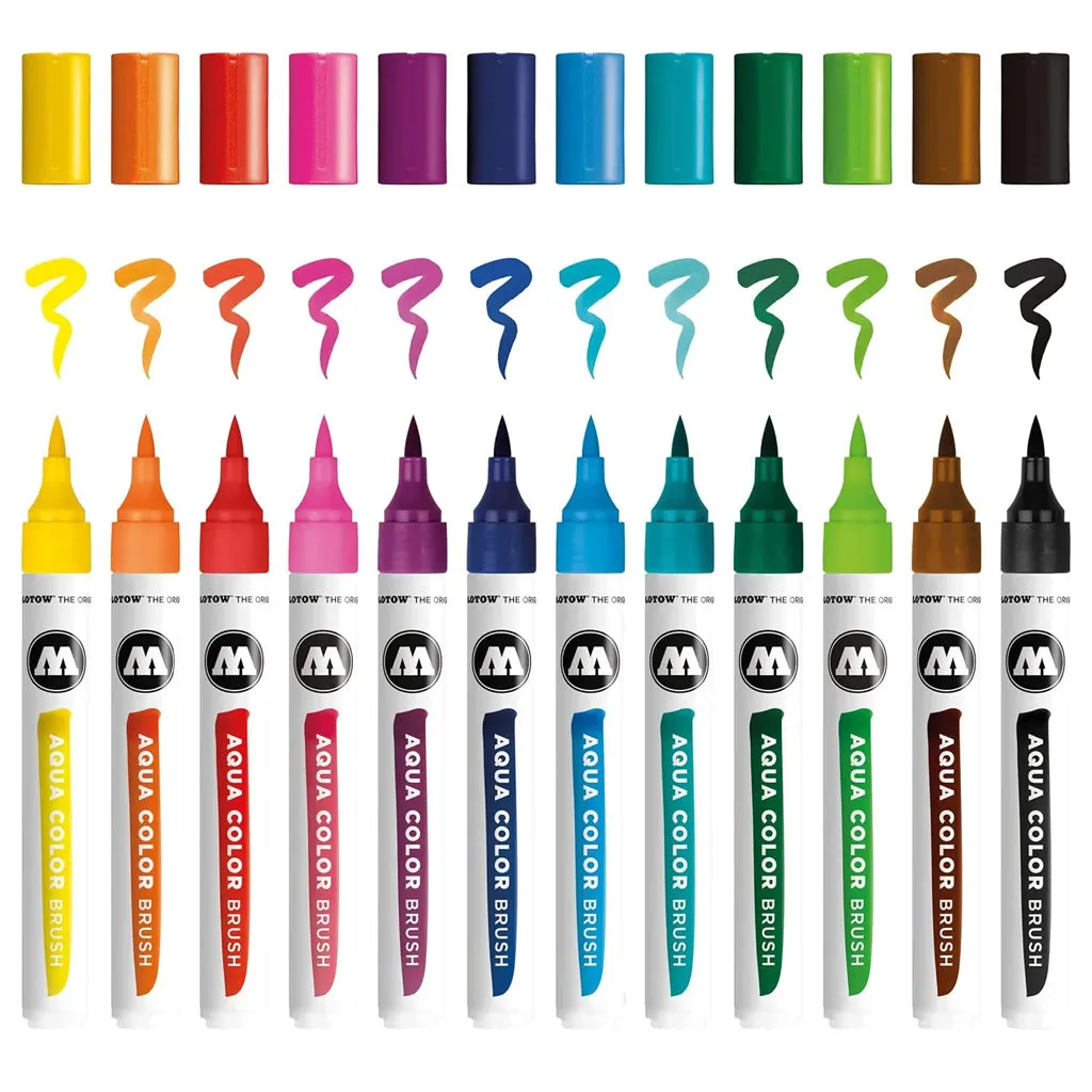 Molotow Aqua Color Brush Basic Set