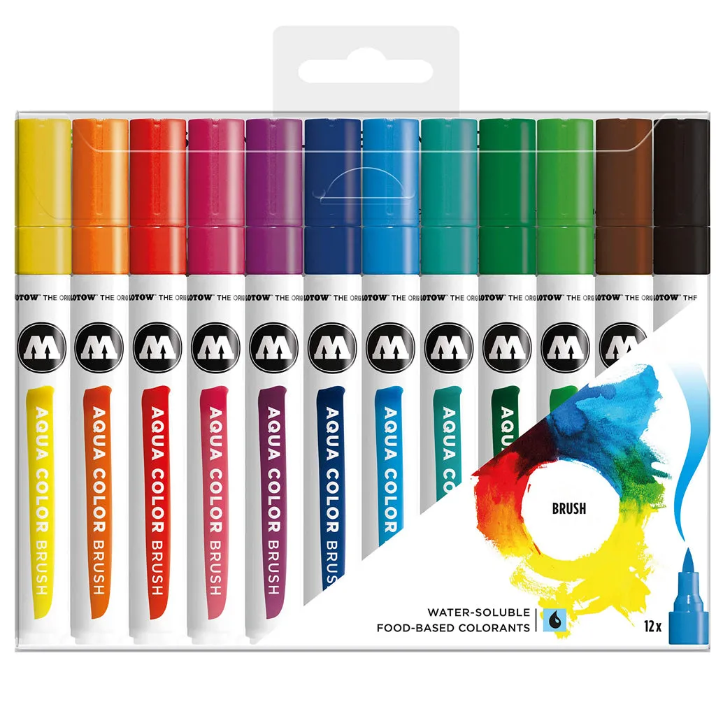 Molotow Aqua Color Brush Basic Set