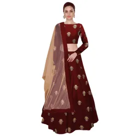 New Designer Banglory satin Material Lehenga choli For Women And Girls