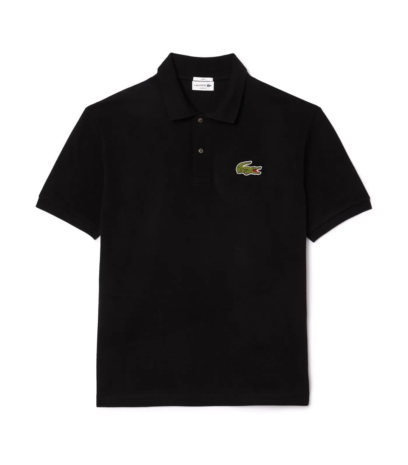 Original L.12.12 Loose Fit Polo Shirt With Badge Black