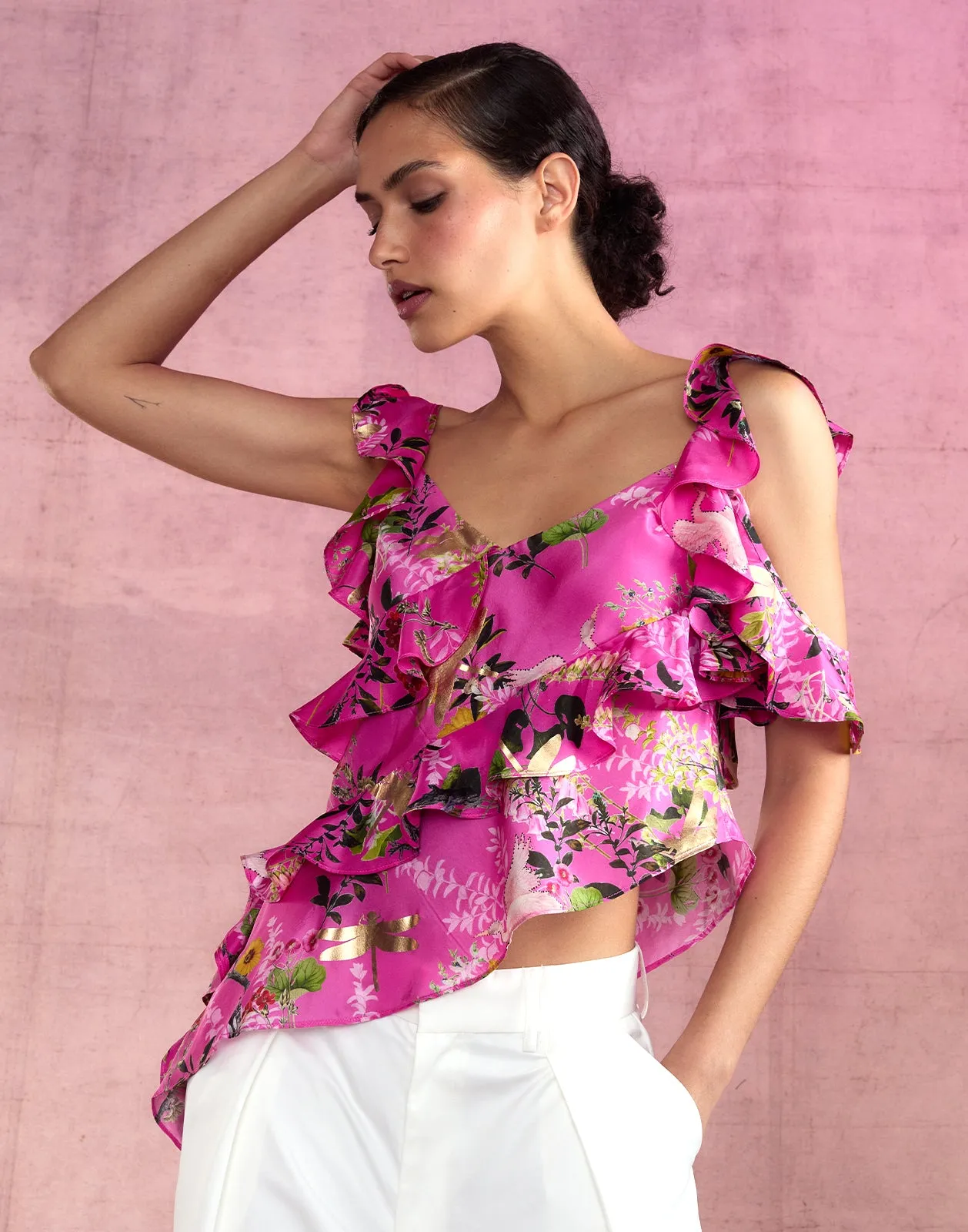 Secret Garden Silk Top