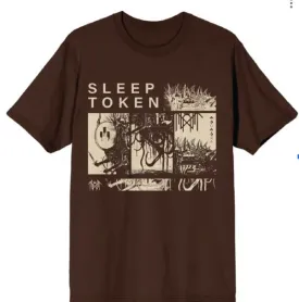 Sleep Token DYWTYLM Premium Oversized Men's T-Shirt Brown