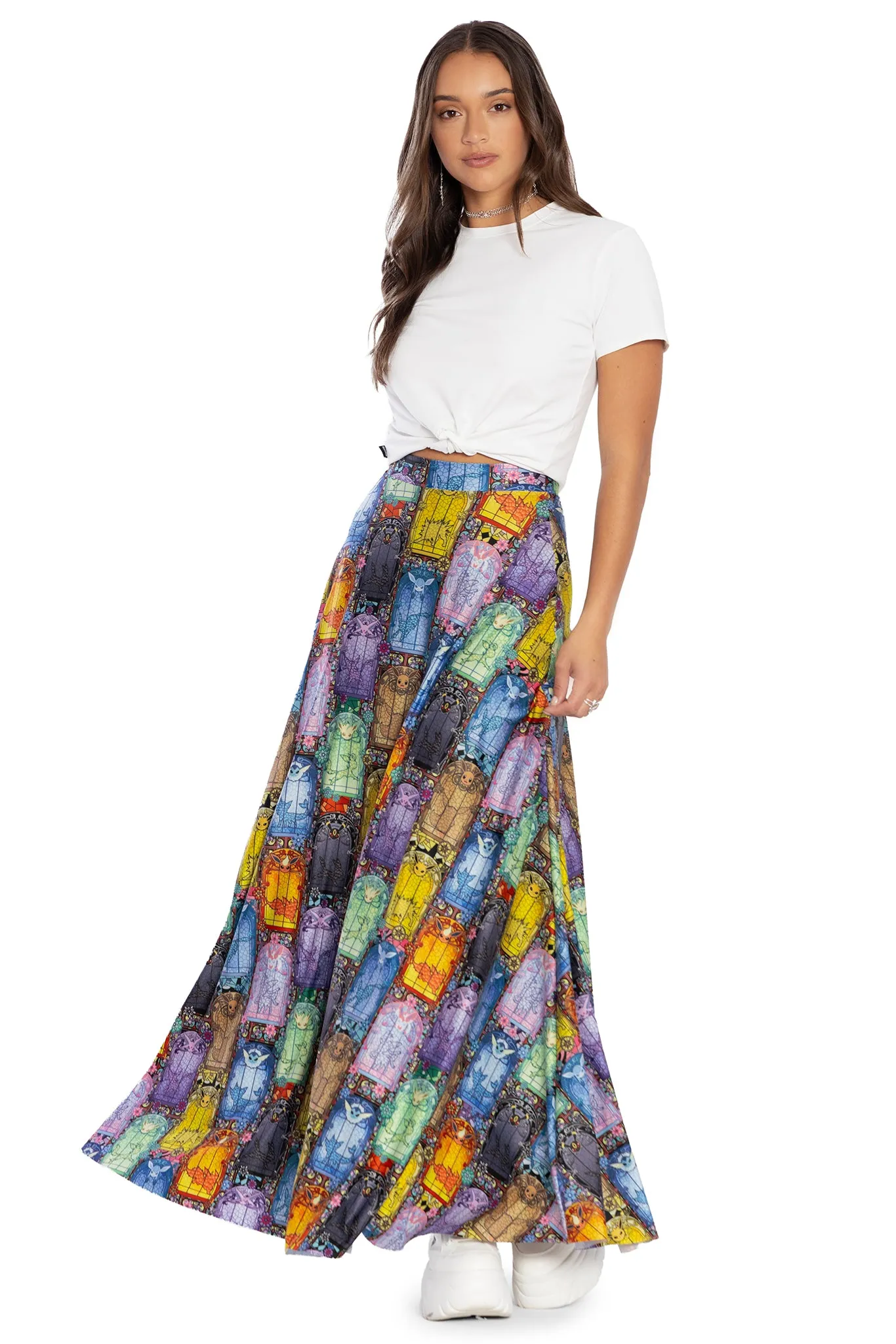 Stained Glass Eevee Maxi Skirt