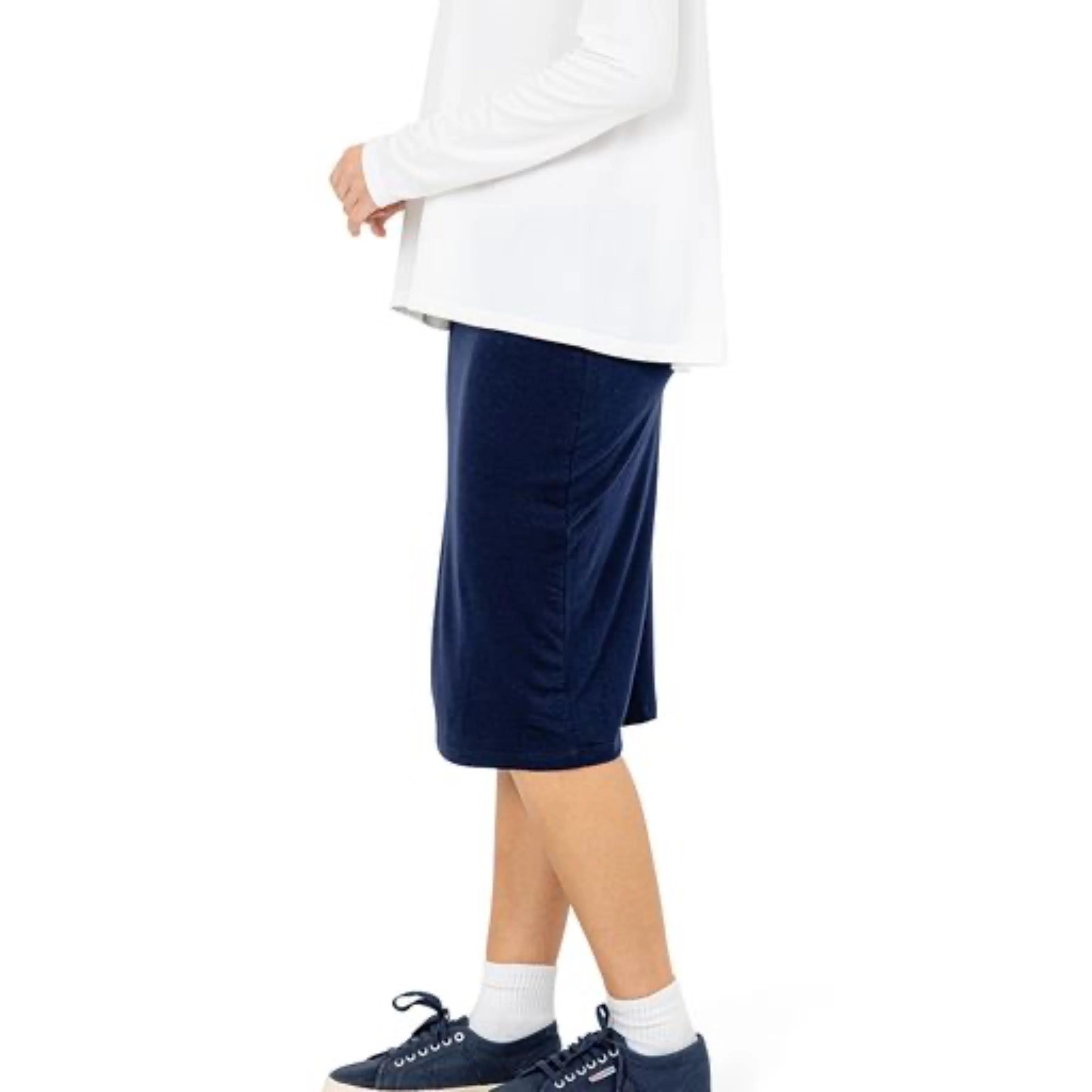 T Shirt Skirt 23" - Navy