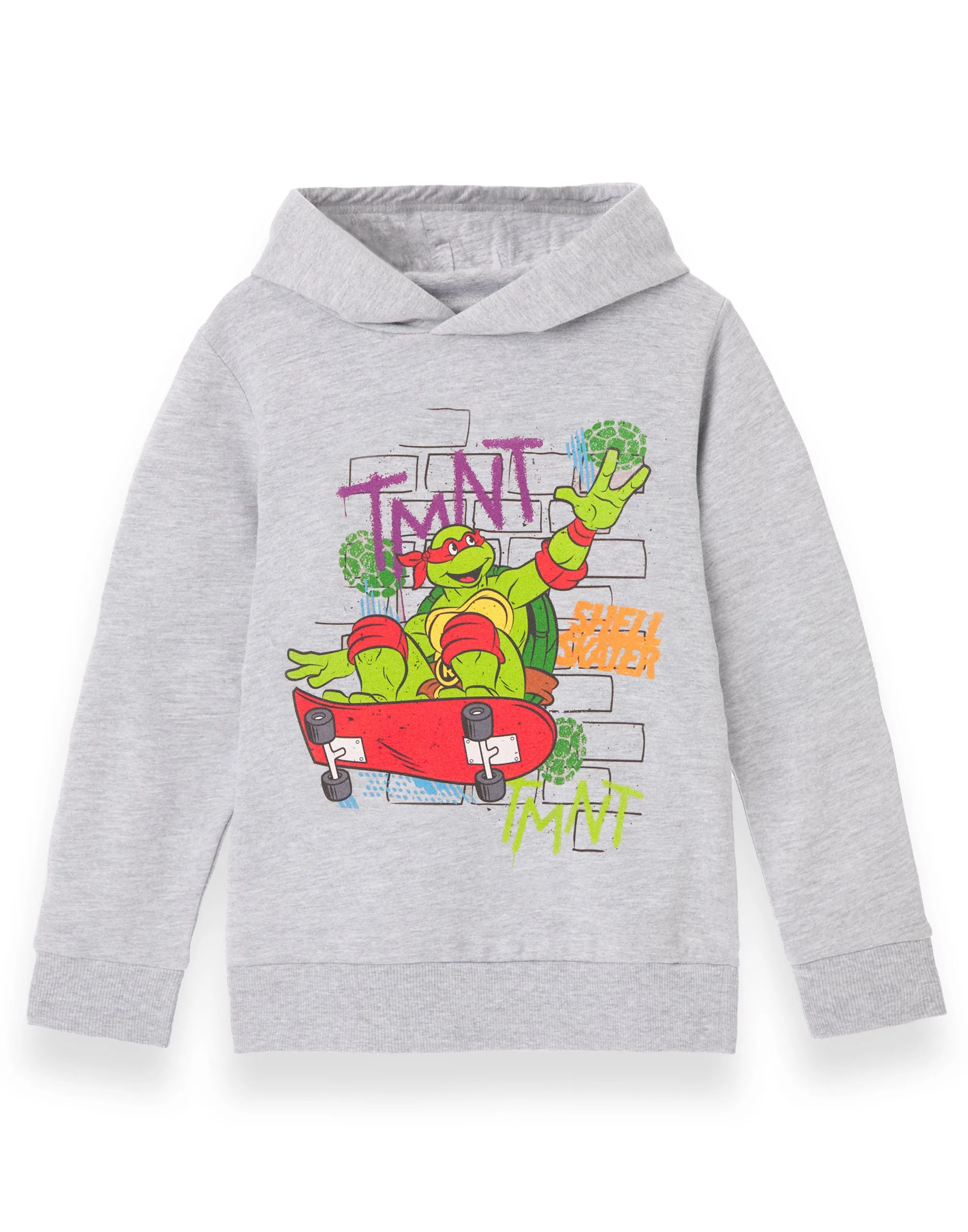 Teenage Mutant Ninja Turtles Kids Grey Raphael Skater Hoodie