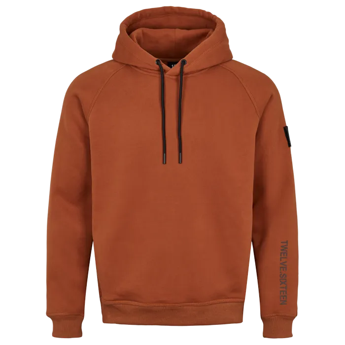 Twelve Sixteen Hoodie Light Brown 100% Cotten