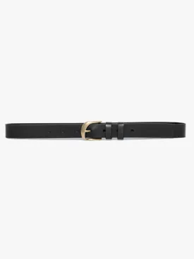 Twist Buckle Belt -- Noir