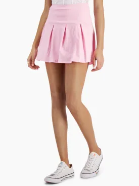 Women's Plain Solid Skort,Light Pink