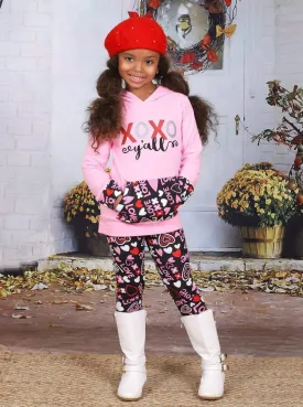 XOXO Y'all Pullover Hoodie And Legging Set