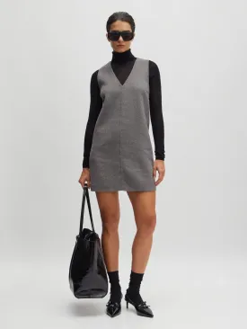 Xristine wool dress Grey melange