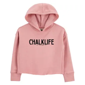 Youth - Chalklife Girl's Cropped Hoodie